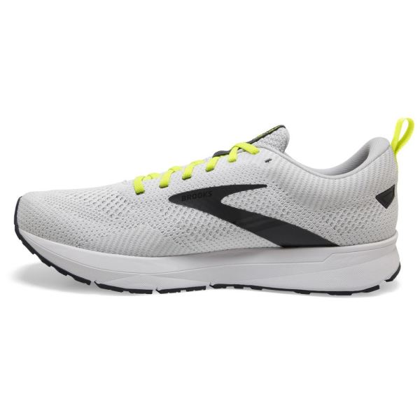 Brooks Shoes - Revel 5 White/Oyster/India Ink            