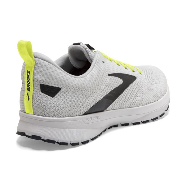 Brooks Shoes - Revel 5 White/Oyster/India Ink            