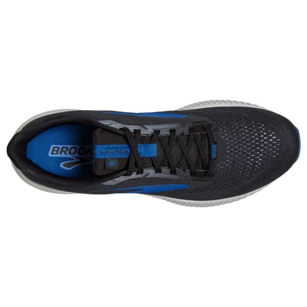 Brooks Shoes - Launch 8 Black/Grey/Blue            