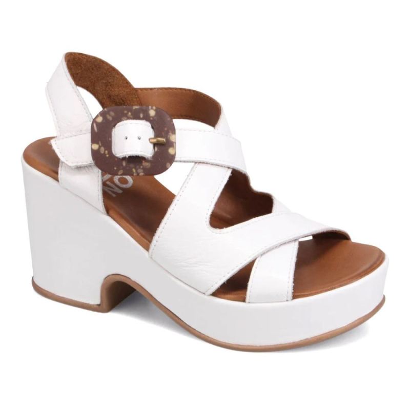 BUENO | WOMEN'S SABRINA HEELED SANDAL-WHITE