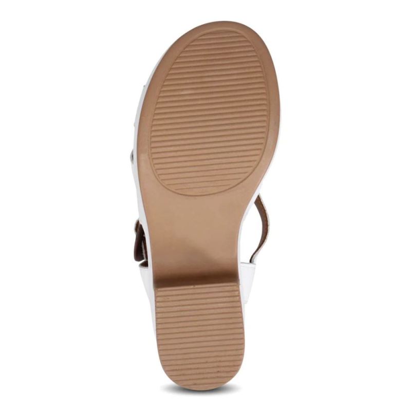 BUENO | WOMEN'S SABRINA HEELED SANDAL-WHITE