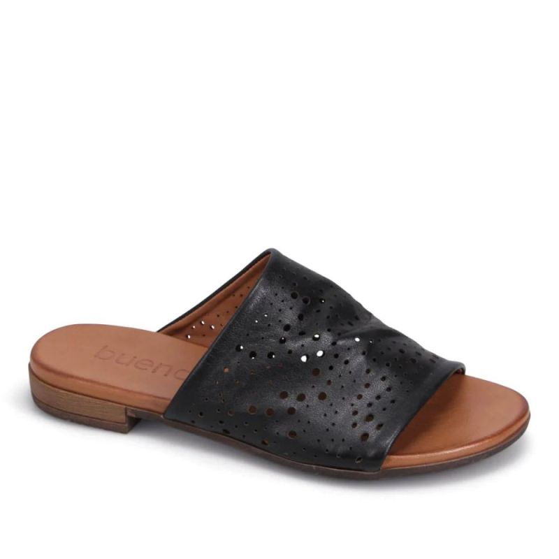 BUENO | WOMEN'S TURNER PERF SLIDE SANDAL-BLACK