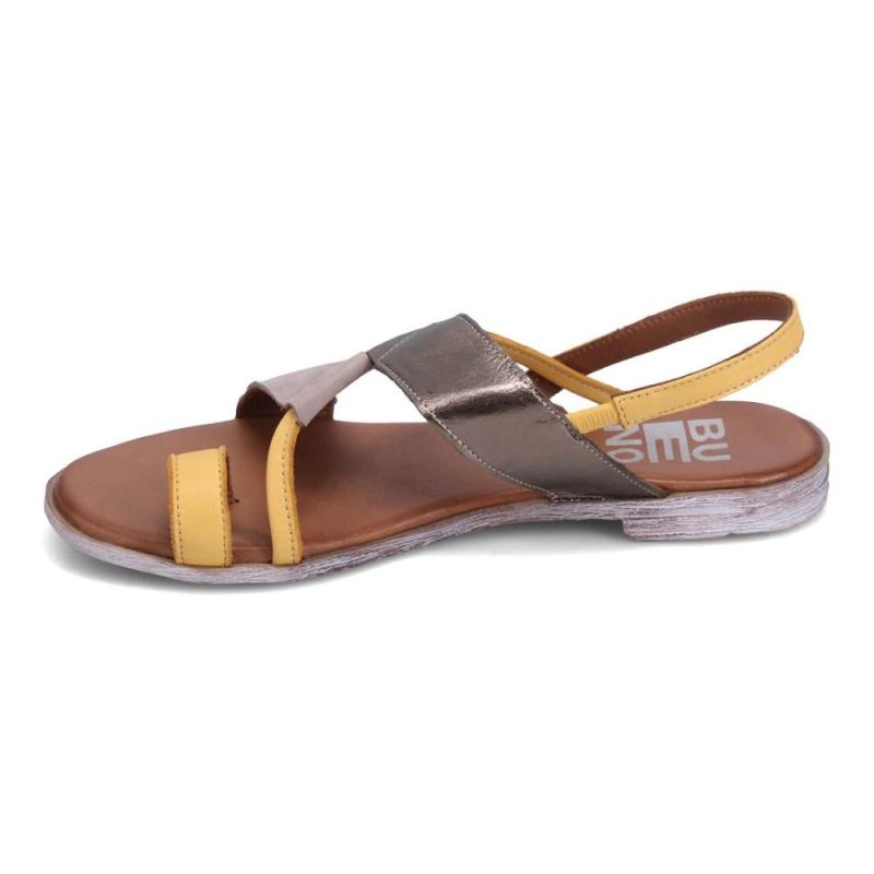 BUENO | WOMEN'S YUKI SANDAL-MUSTARD COMBO