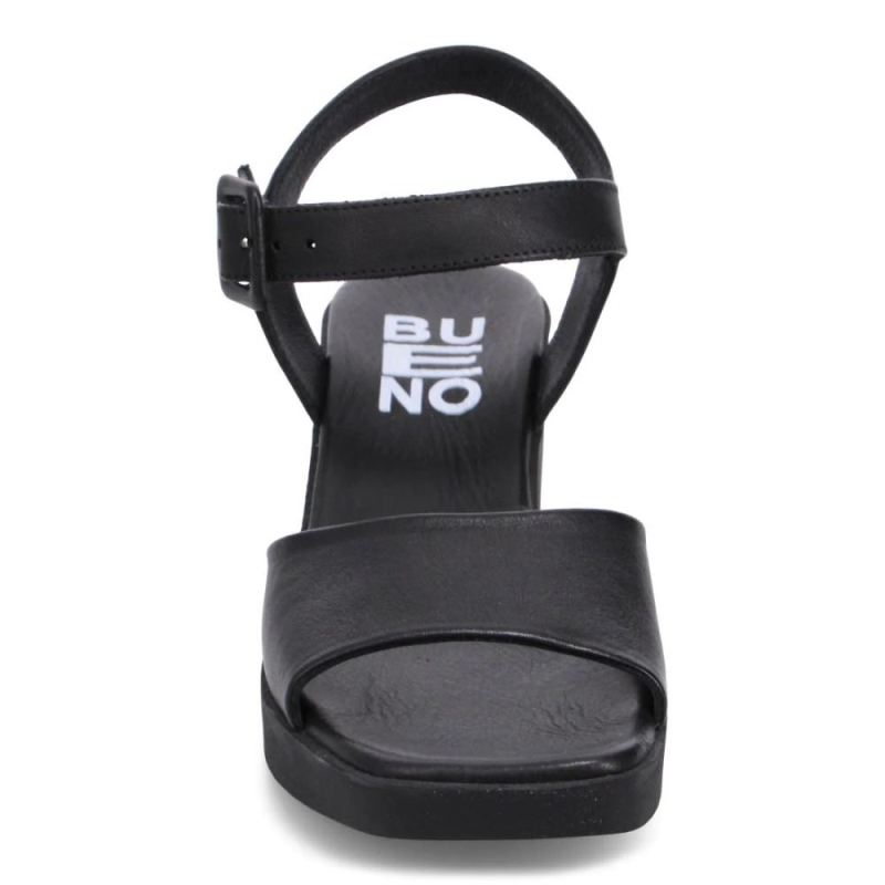 BUENO | WOMEN'S FRANCIS WEDGED SANDAL-BLACK