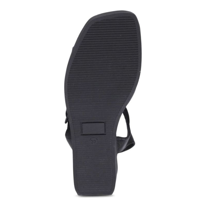BUENO | WOMEN'S FRANCIS WEDGED SANDAL-BLACK