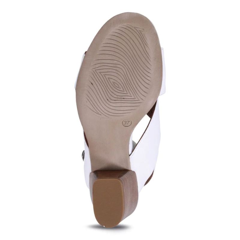 BUENO | WOMEN'S CHLOE HEELED SANDAL II-WHITE