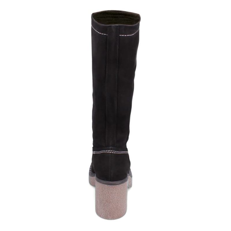 BUENO | WOMEN'S HUDSON MID BOOT-BLACK NUBUCK