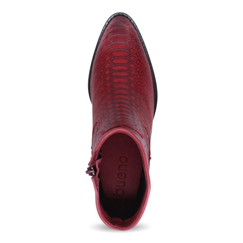 BUENO | WOMEN'S VALERY BOOTIE-RED SNAKE