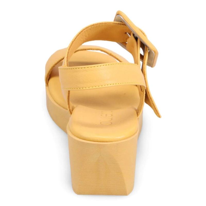 BUENO | WOMEN'S FELICITY WEDGE SANDAL-MUSTARD