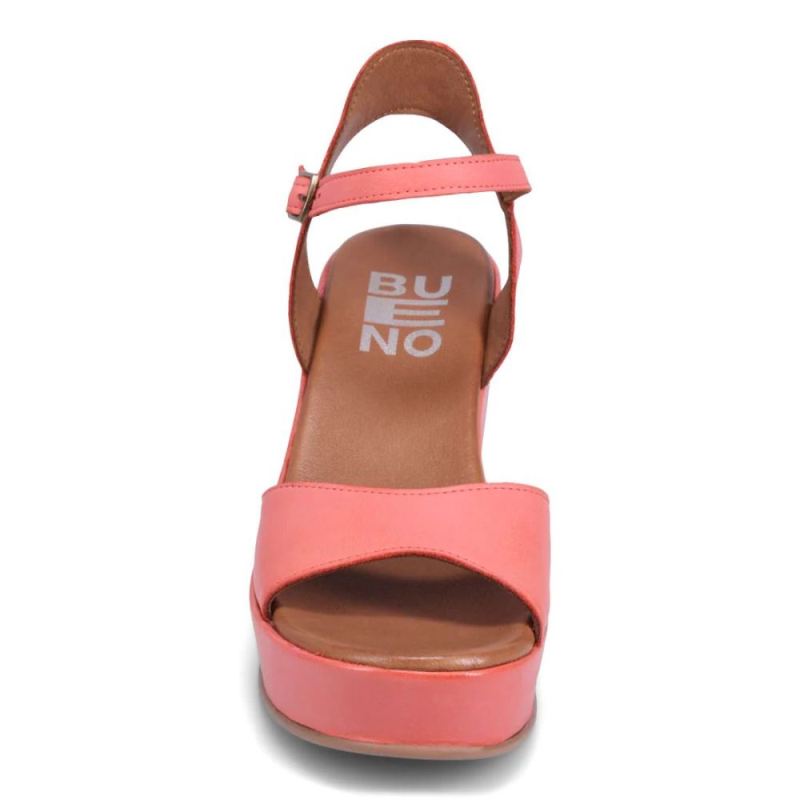 BUENO | WOMEN'S SADIE HEELED SANDAL-CORAL LEATHER