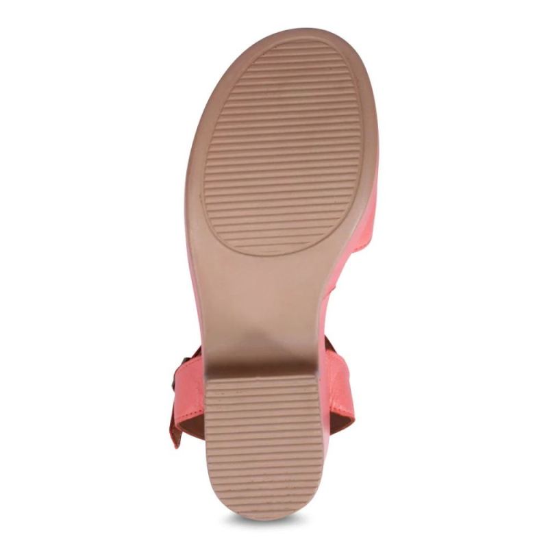 BUENO | WOMEN'S SADIE HEELED SANDAL-CORAL LEATHER