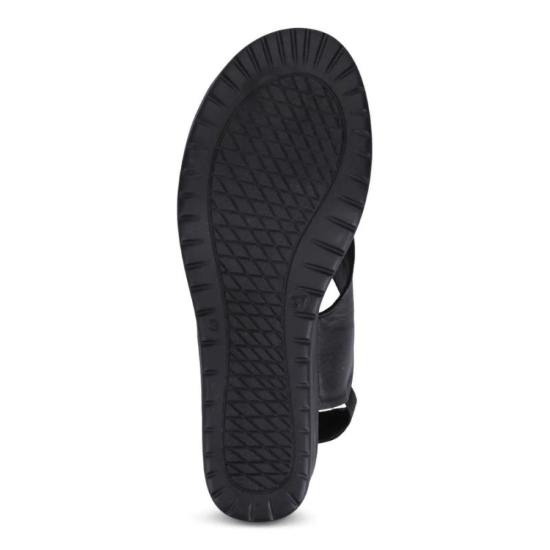 BUENO | WOMEN'S NAOMI WEDGE SANDAL-BLACK/BLACK