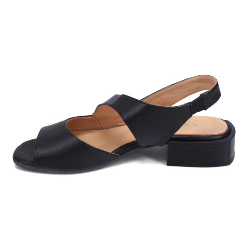 BUENO | WOMEN'S GINA HEELED SANDAL-BLACK/BLACK