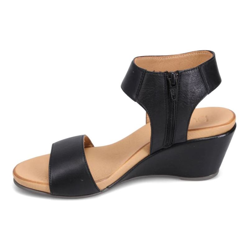 BUENO | WOMEN'S IDA WEDGE SANDAL-BLACK