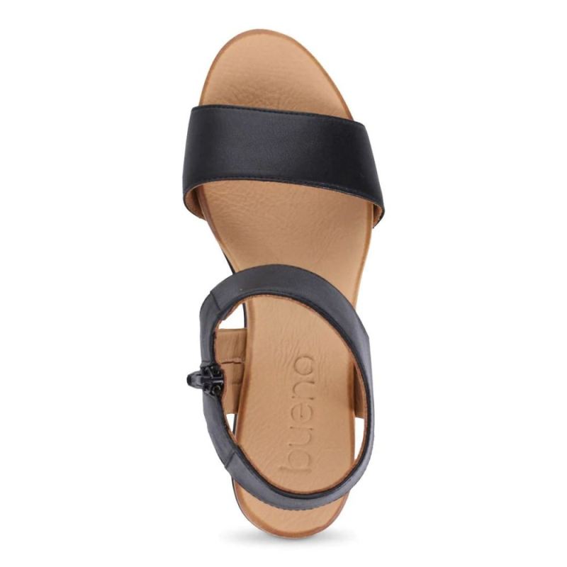 BUENO | WOMEN'S IDA WEDGE SANDAL-BLACK