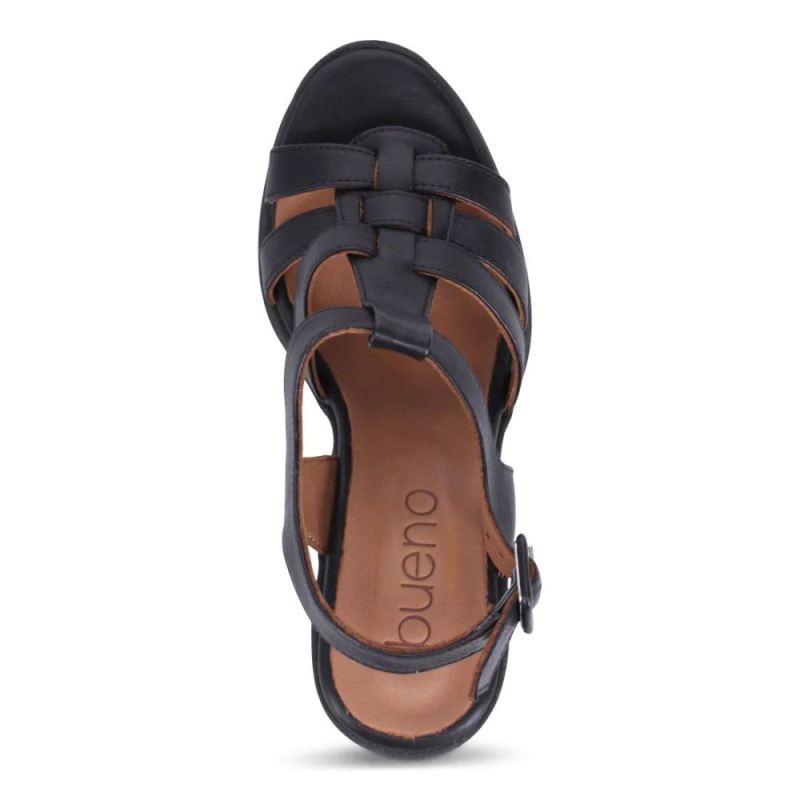 BUENO | WOMEN'S LANA HEELED SANDAL-BLACK