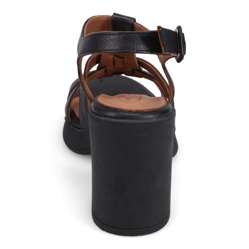 BUENO | WOMEN'S LANA HEELED SANDAL-BLACK