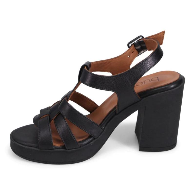 BUENO | WOMEN'S LANA HEELED SANDAL-BLACK
