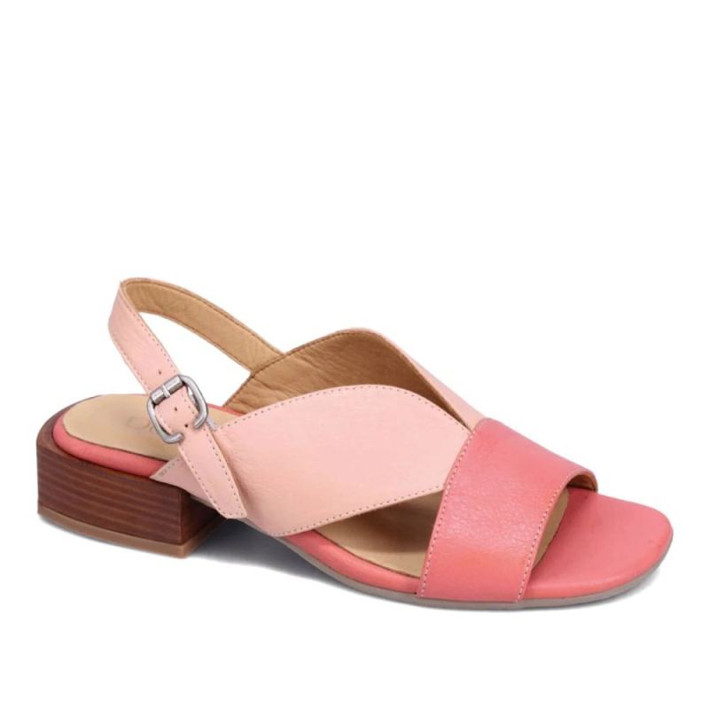 BUENO | WOMEN'S GABBY SLINGBACK SANDAL-CORAL COMBO