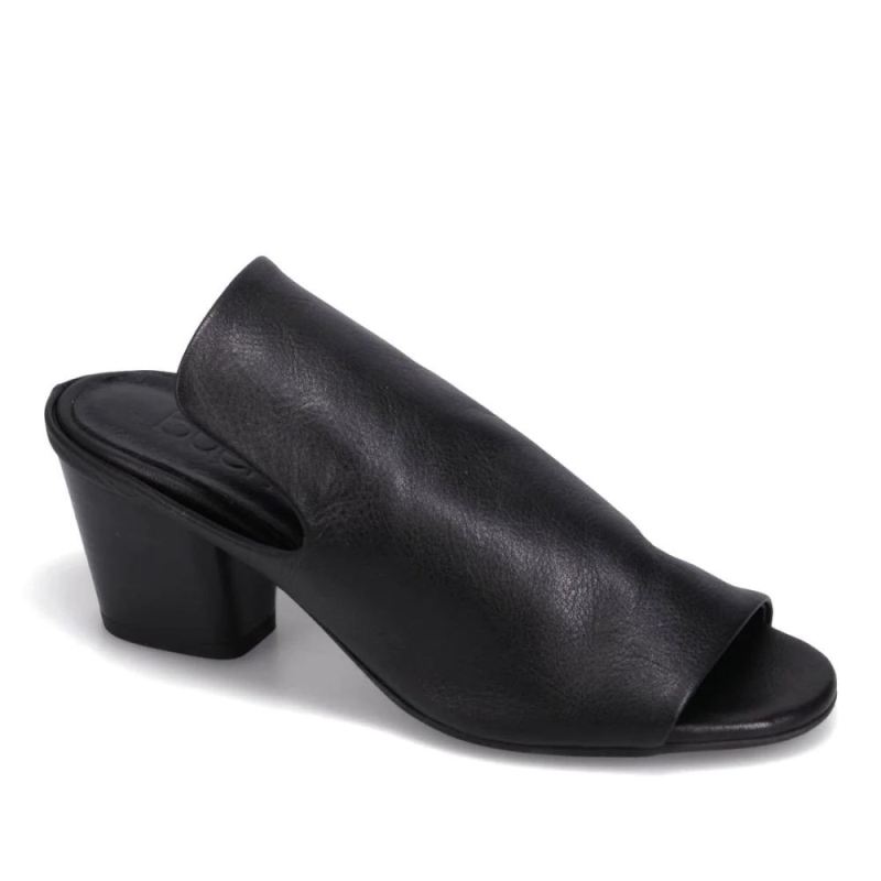 BUENO | WOMEN'S CARA HEELED SANDAL-BLACK/BLACK