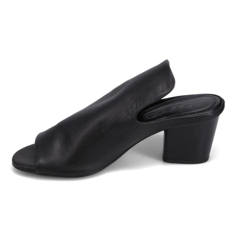 BUENO | WOMEN'S CARA HEELED SANDAL-BLACK/BLACK