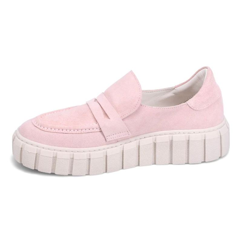 BUENO | WOMEN'S TRU LOAFER-PALE PINK SUEDE