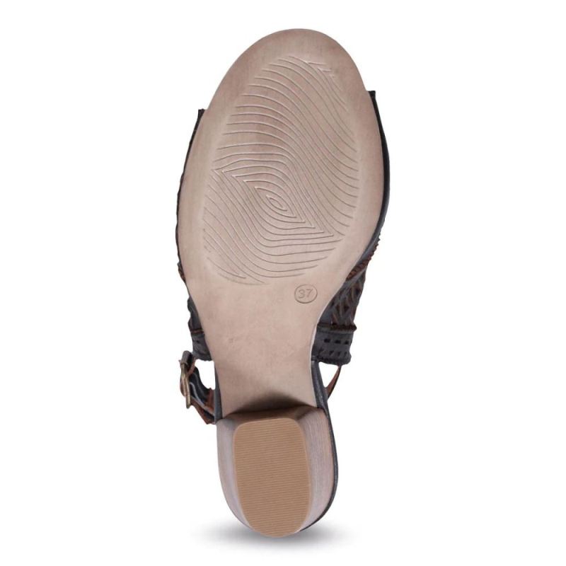 BUENO | WOMEN'S CANDICE HEELED SANDAL-BLACK
