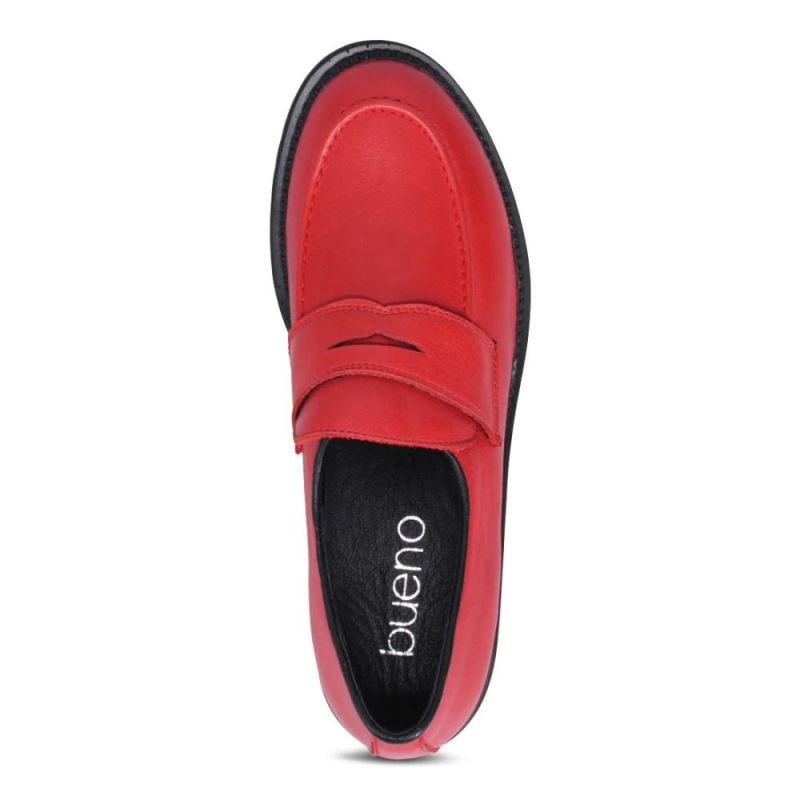 BUENO | WOMEN'S DELLA LOAFER-RED/BLACK