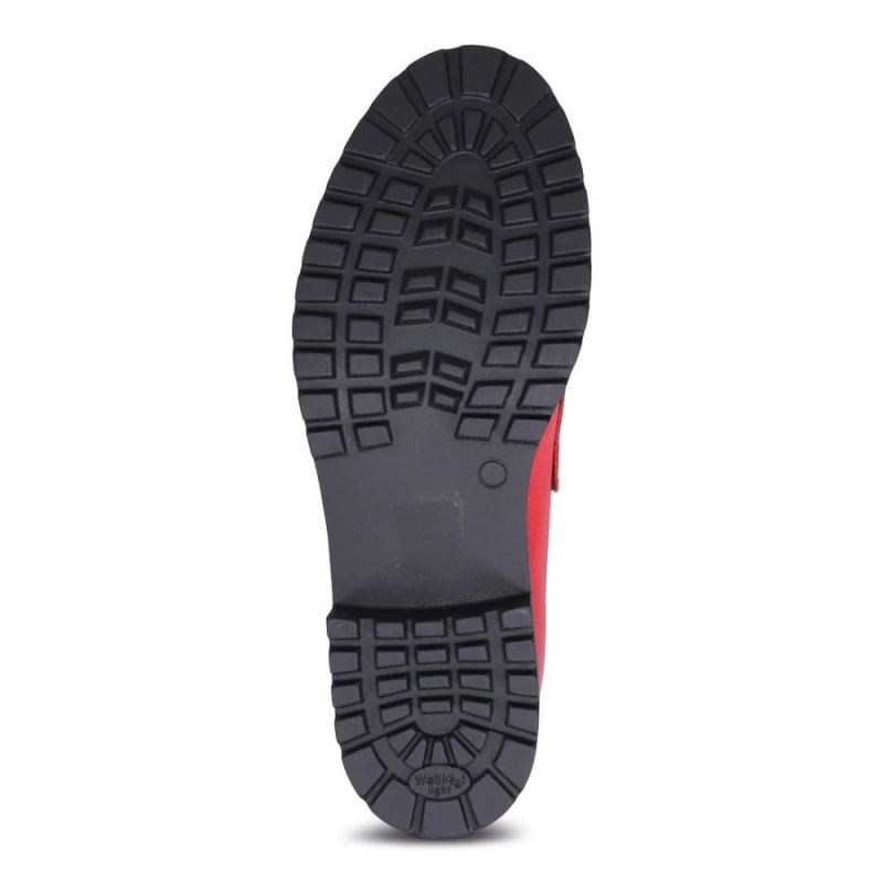 BUENO | WOMEN'S DELLA LOAFER-RED/BLACK