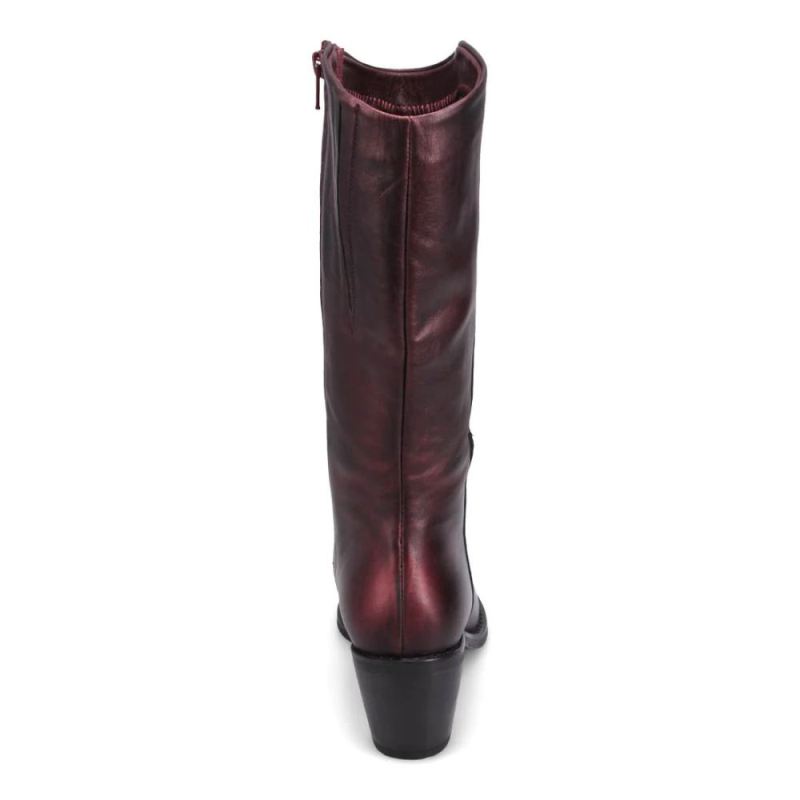 BUENO | WOMEN'S VANESSA MID BOOT-BORDEAUX METALLIC
