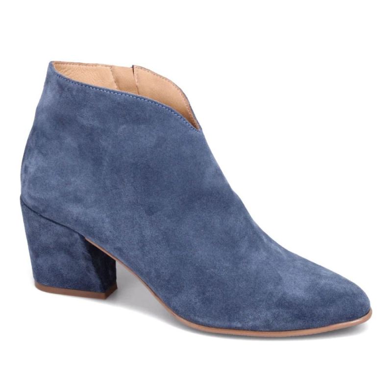 BUENO | WOMEN'S SOPHIE BOOTIE-INDIGO SUEDE
