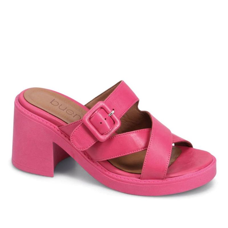 BUENO | WOMEN'S MILAN HEELED MULE-HOT PINK
