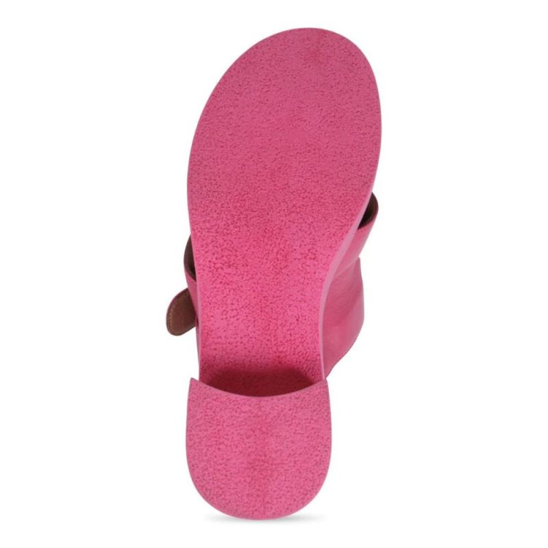 BUENO | WOMEN'S MILAN HEELED MULE-HOT PINK