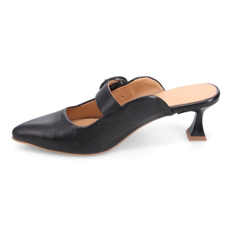 BUENO | WOMEN'S VIDA HEELED MULE-BLACK