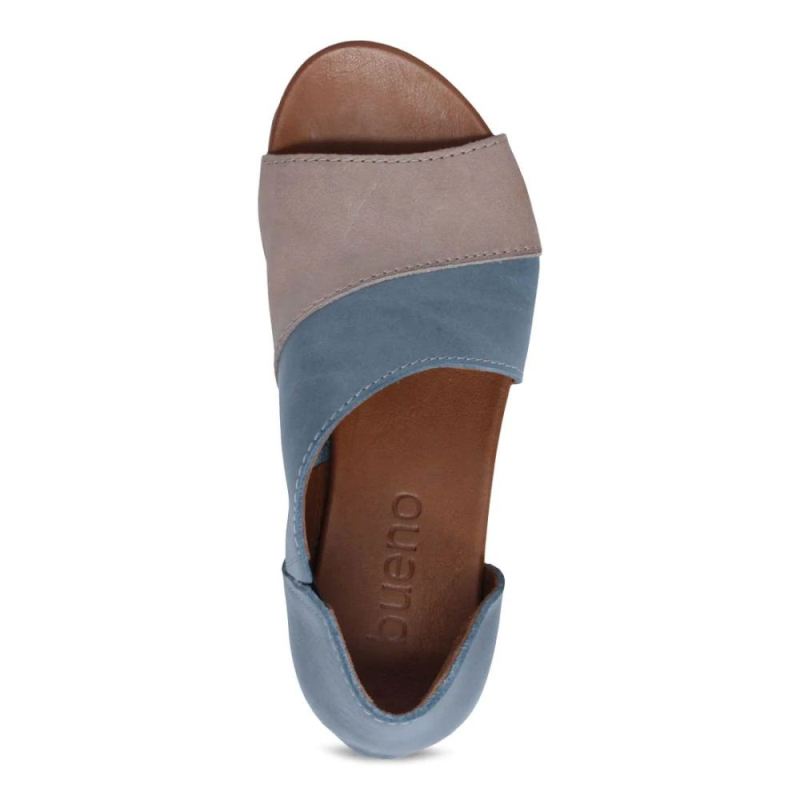 BUENO | WOMEN'S TANNER SANDAL (COMBO)-GREY/BLUE