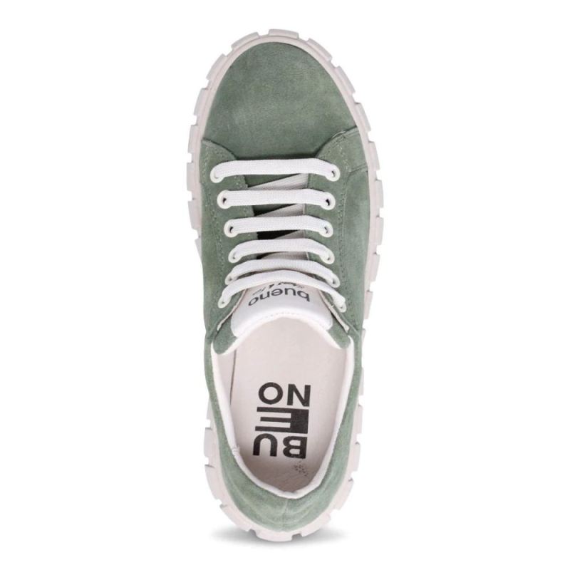 BUENO | WOMEN'S TALIA SNEAKER-SOFT GREEN SUEDE
