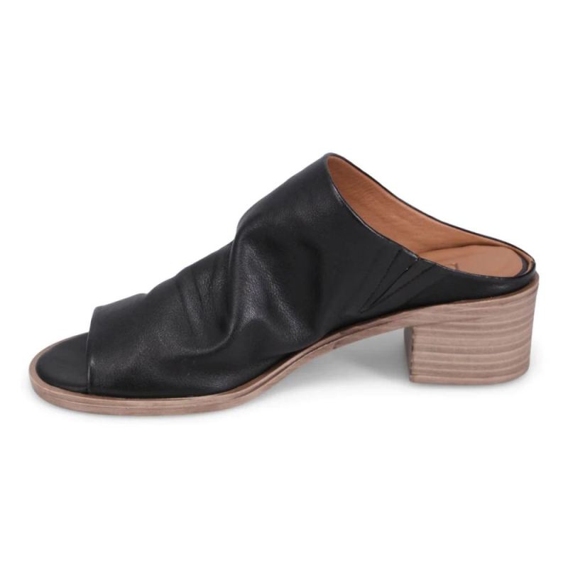 BUENO | WOMEN'S OCEAN HEELED MULE-BLACK