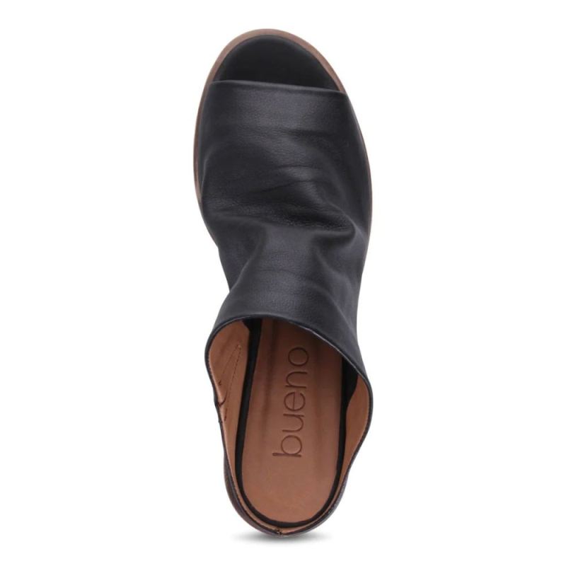 BUENO | WOMEN'S OCEAN HEELED MULE-BLACK