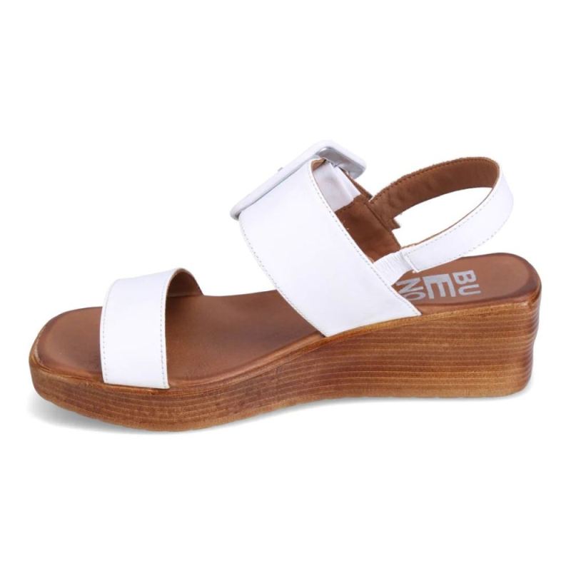 BUENO | WOMEN'S MARCIA WEDGE SANDAL-WHITE