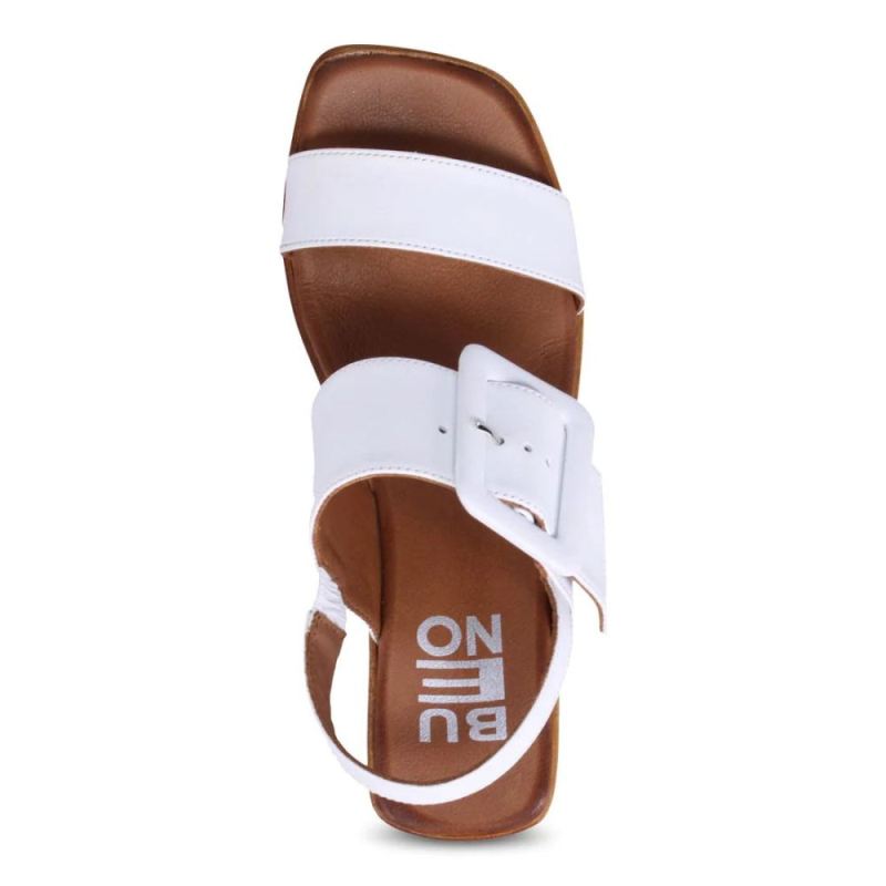 BUENO | WOMEN'S MARCIA WEDGE SANDAL-WHITE