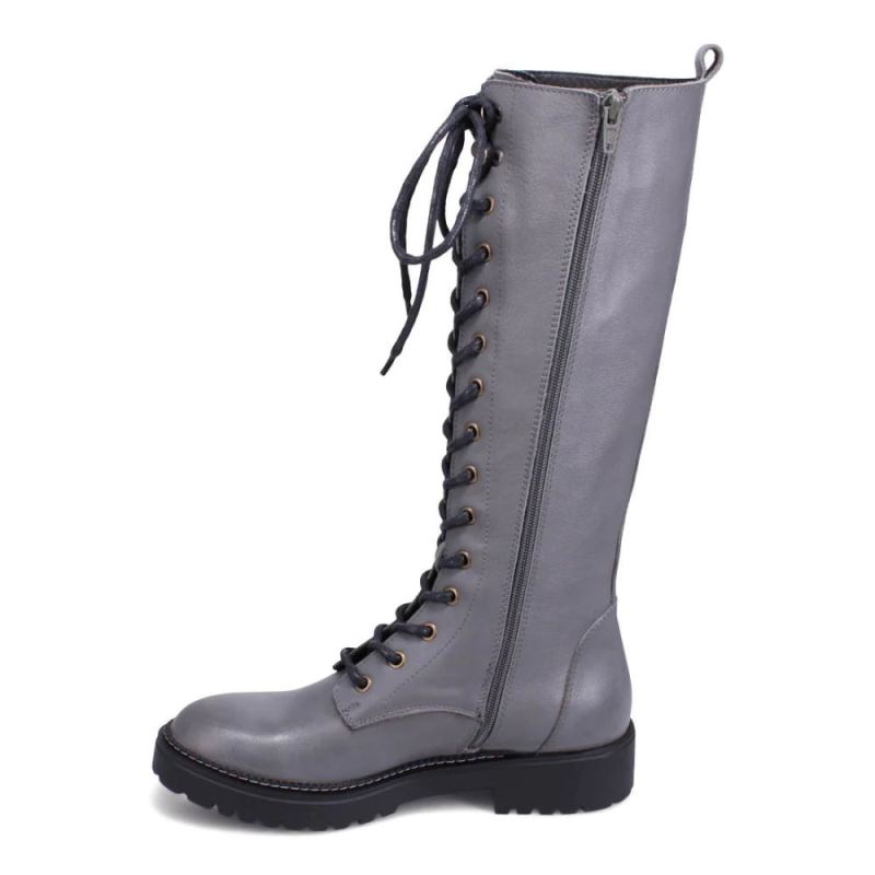 BUENO | WOMEN'S DIANA TALL LACE UP BOOT-ASH