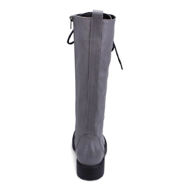 BUENO | WOMEN'S DIANA TALL LACE UP BOOT-ASH