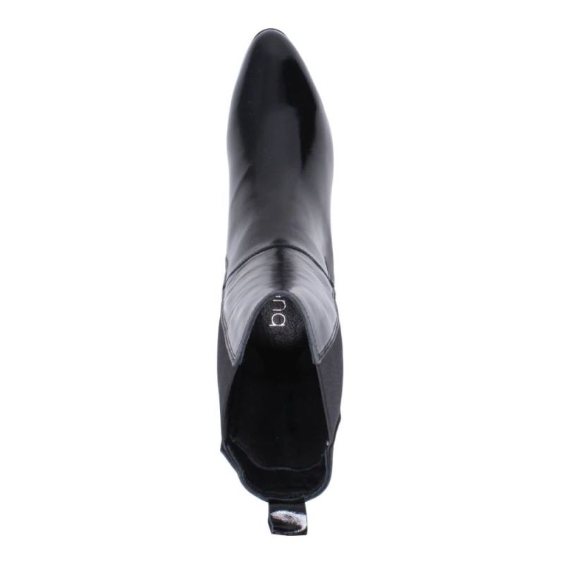 BUENO | WOMEN'S SIENNA HEELED CHELSEA BOOT-BLACK PATENT
