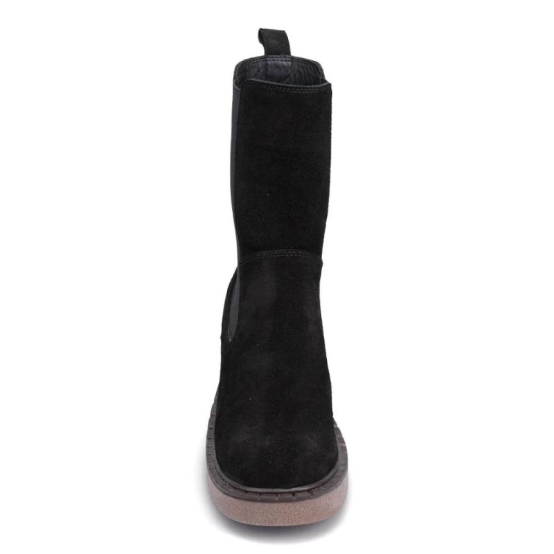 BUENO | WOMEN'S HART HEELED CHELSEA BOOT-BLACK