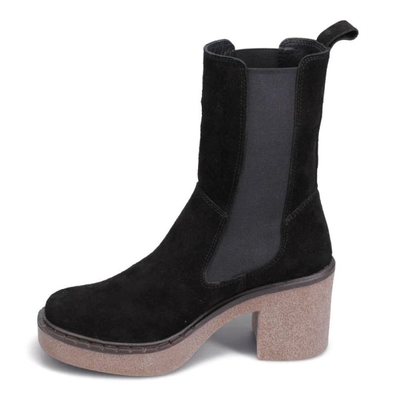 BUENO | WOMEN'S HART HEELED CHELSEA BOOT-BLACK