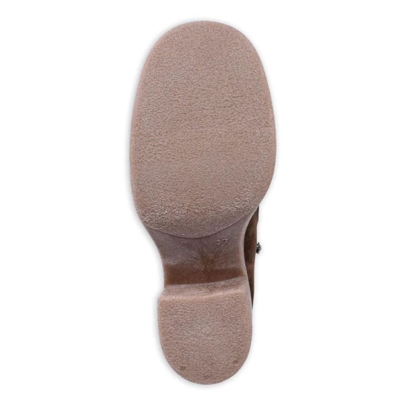 BUENO | WOMEN'S HARLOW BOOTIE-ARMY GREEN NUBUCK