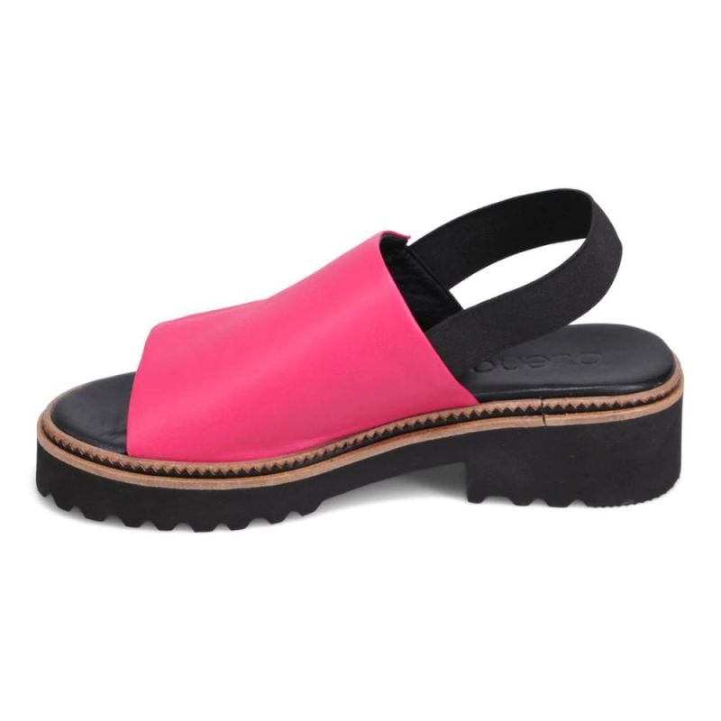 BUENO | WOMEN'S AMY FLATFORM SANDAL-HOT PINK