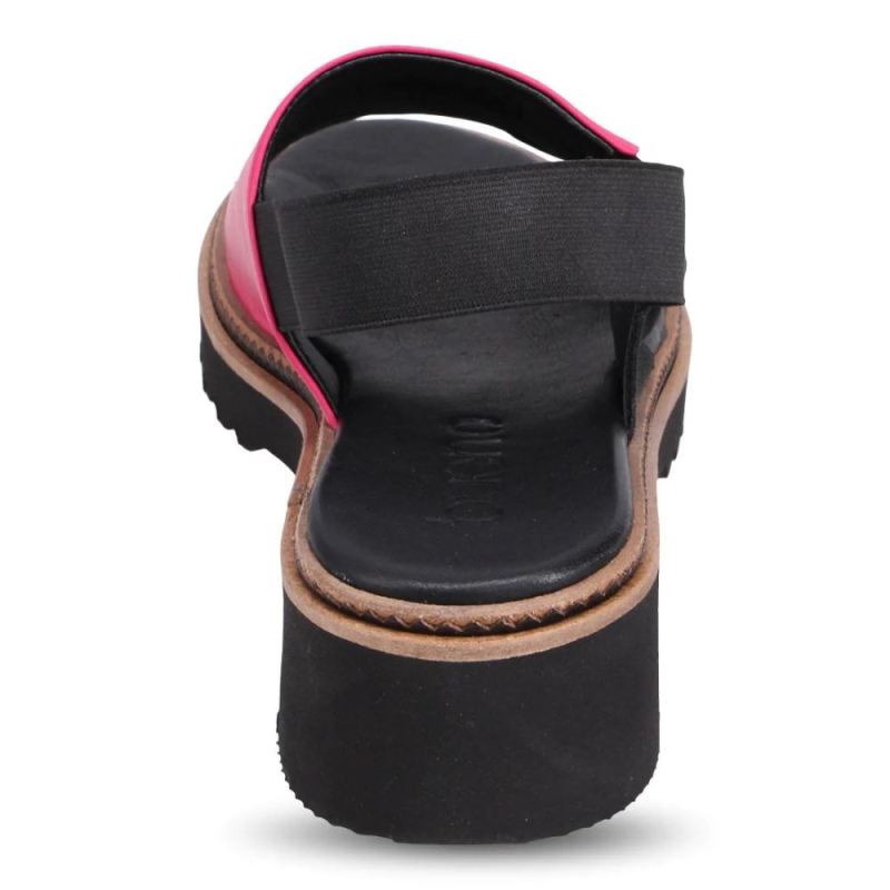 BUENO | WOMEN'S AMY FLATFORM SANDAL-HOT PINK