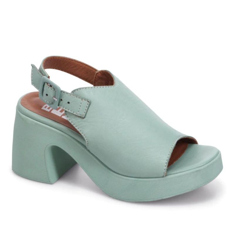 BUENO | WOMEN'S ELANA HEELED SANDAL-LIGHT TURQUIOSE