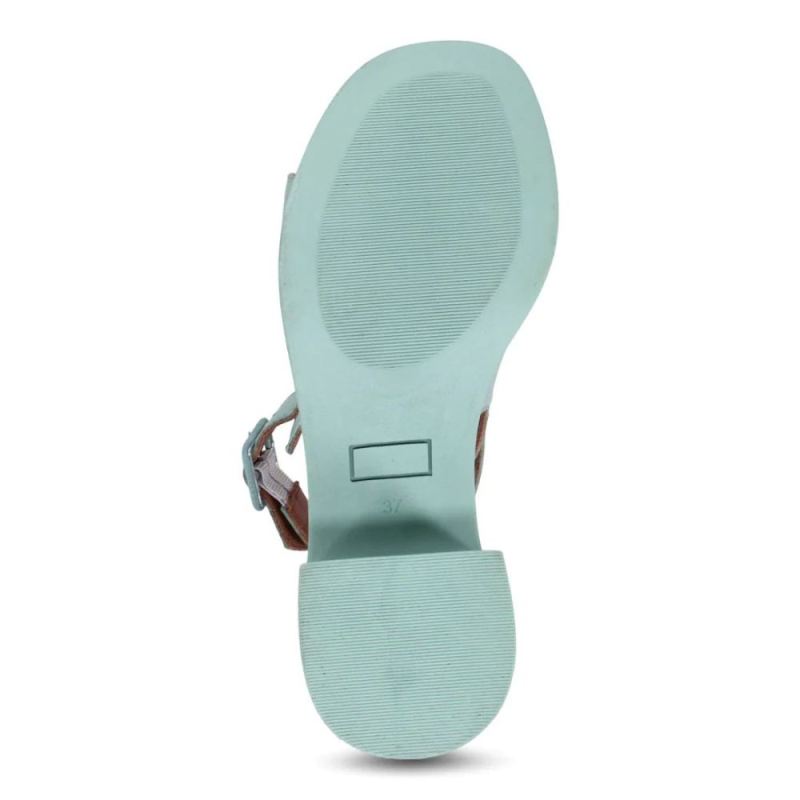 BUENO | WOMEN'S ELANA HEELED SANDAL-LIGHT TURQUIOSE